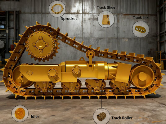 قطع الغيار المتميزة للسيارات تحت الهيكل للشاحنات المدمجة من طراز بوبكات